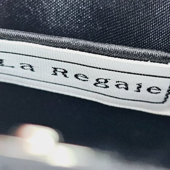 Vintage La Regale Mini Black Square Flat Button Sequin Handbag Evening Bag - Picture 8 of 8